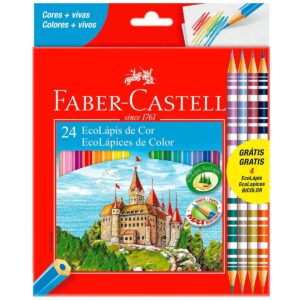 Lápis de Cor - 20 + 4 Lápis Bicolor - FABER CASTELL
