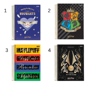 Caderno C/ Dura Espiral Harry Potter – 1 Matérias - 80 Folhas - JANDAIA