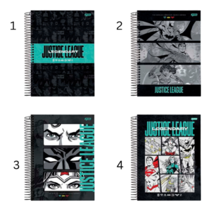 Caderno C/ Dura Espiral Legendary – 1 Matérias - 80 Folhas - JANDAIA