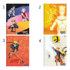 Caderno 1 Matéria C/ Dura Brochurão Naruto – 80 Folhas – SÃO DOMINGOS