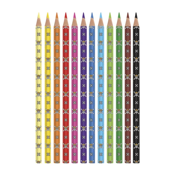 Lapis De Cor One Piece - 12 Cores - TRIS - Image 2