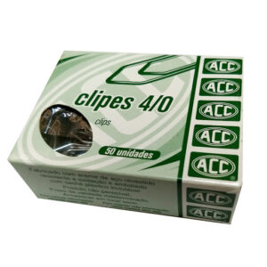 Clips Comum 4/0 - 50 Unidades - ACC