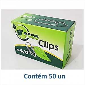 Clips Comum 4/0 - 50 Unidades - ECO