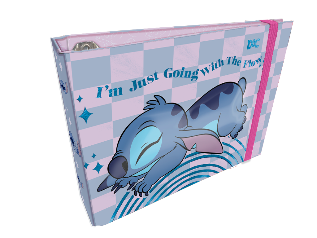 Mini Fichário Stitch - 80 Folhas - DAC