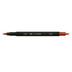 Caneta Brush Pen Aquarelável - Ponta Dual - Unidade - CIS