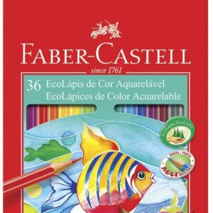 Lápis de Cor Aquarelável -  36 Cores - FABER CASTELL