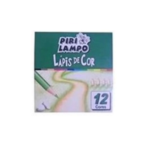 Lápis de Cor Pequeno - 12 Cores - PIRILAMPO