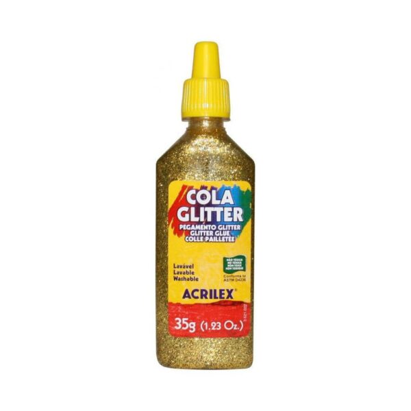 Cola Colorida C/ Glitter - 35g - Unidade - ACRILEX - Image 2