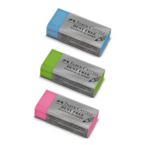 Borracha Dust Free Colorida - Unidade - FABER CASTELL