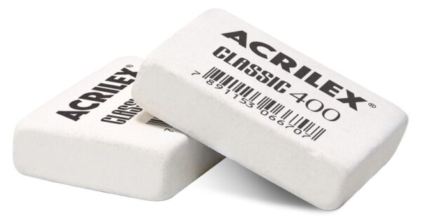 Borracha Classic 400 - Unidade - ACRILEX