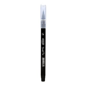 Caneta Brush Pen Aquarelável Preta - Unidade - BRW