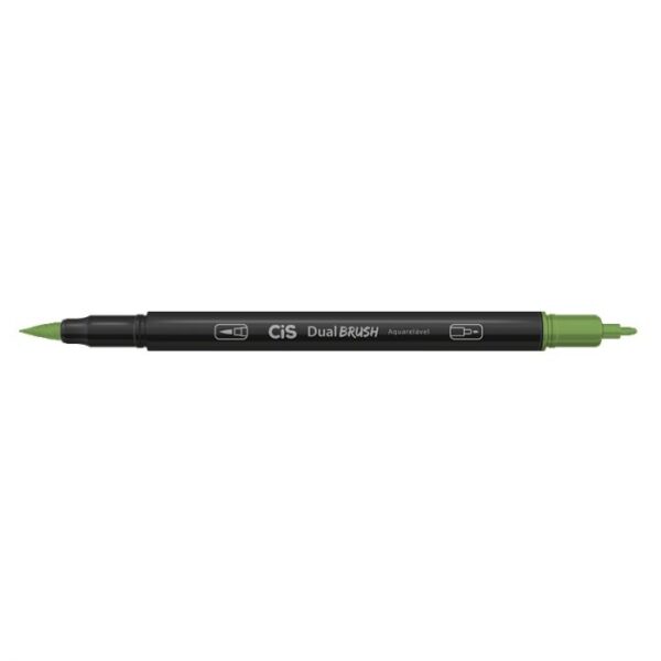 Caneta Brush Pen Aquarelável - Ponta Dual - Unidade - CIS - Image 4