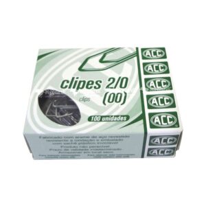 Clips Comum 2/0 - 100 Unidades - ACC