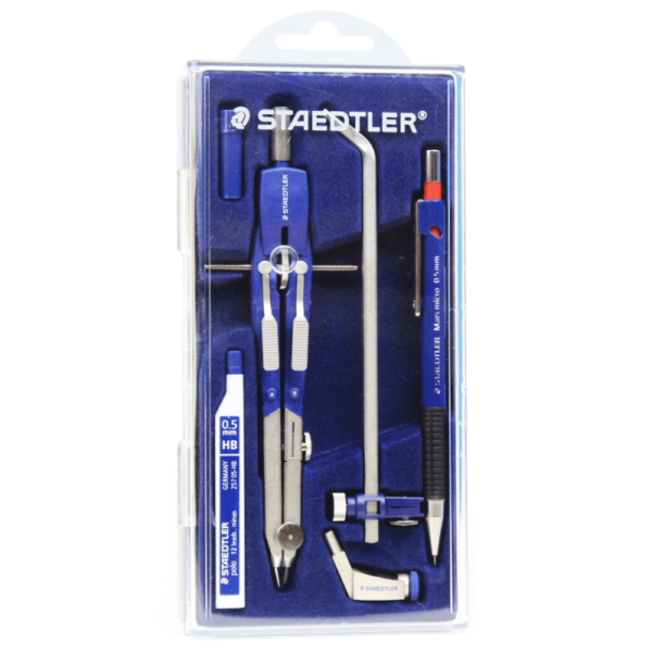 Compasso Profissional de Precisão + Lapiseiras 05mm - STAEDTLER