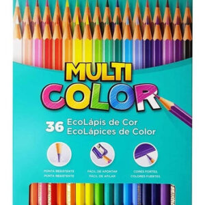 Lapis De Cor - 36 Cores - Multi Color