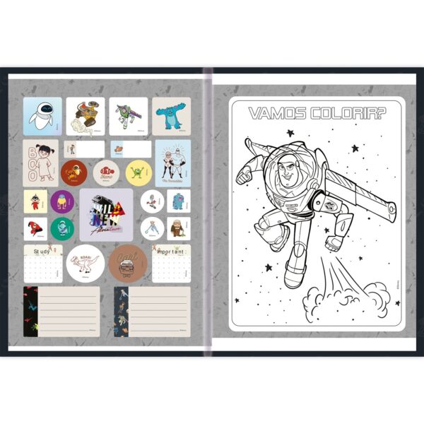 Caderno 1/4 C/ Dura Brochura Pixar – 80 Folhas – SÃO DOMINGOS - Image 3