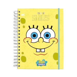 Caderno Smart Universitário Bob Sponja- 80 Folhas - DAC