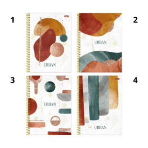 Caderno C/ Dura Espiral Uban – 15 Matérias – 240 Folhas - FORONI