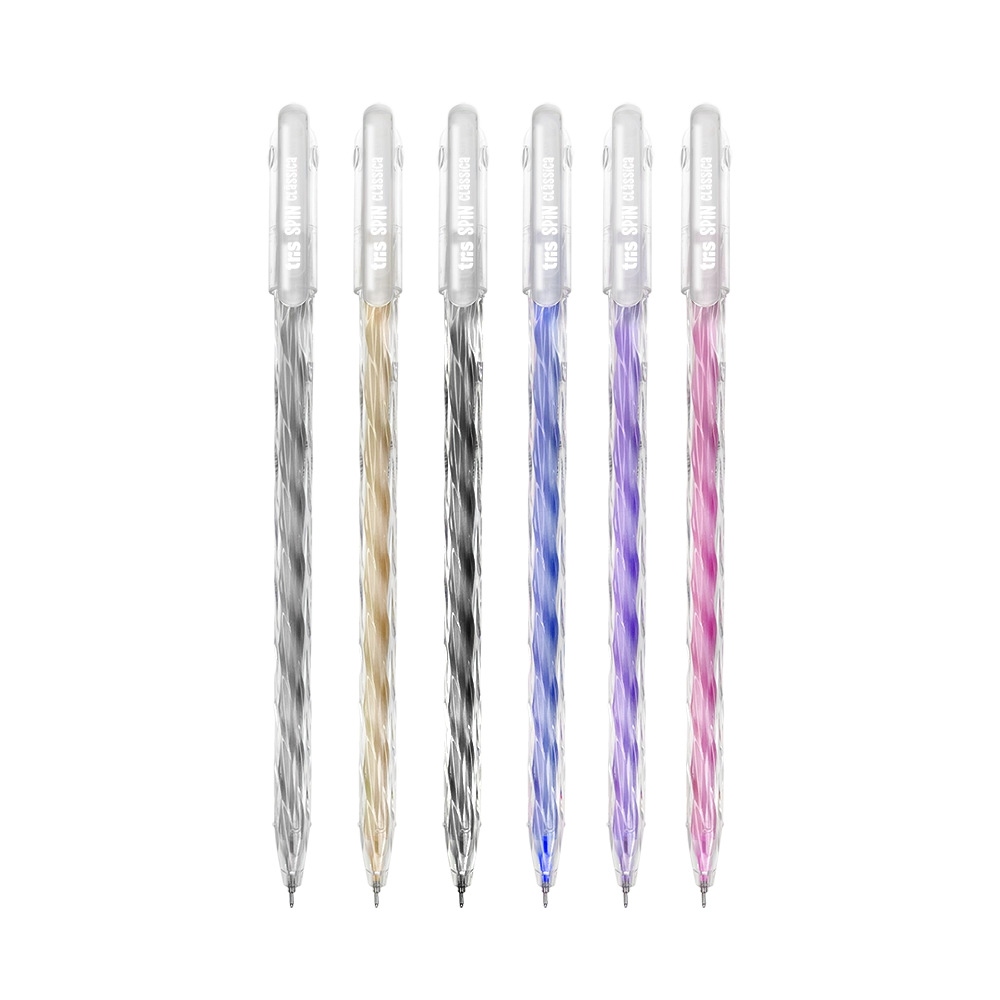Caneta Gel 0.6mm SPIN - Unidade - TRIS