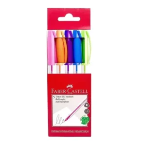 Caneta Trilux - Kit C/ 5 Unidades - FABER CASTELL