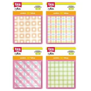 Bloco de Anotações Autoadesivo Fun - Unidade - TRIS