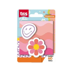 Bloco de Anotações Autoadesivo Euforia Smile - Unidade - TRIS